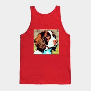 Springer SPaniel Pop Art Tank Top